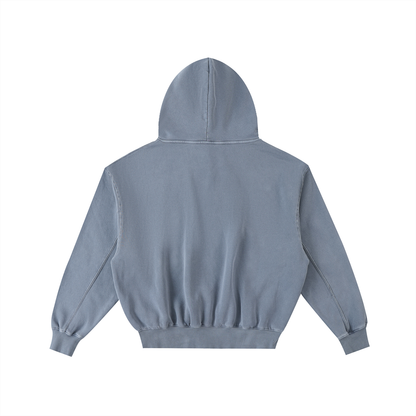 ENZYME FADE FRAYED HOODED