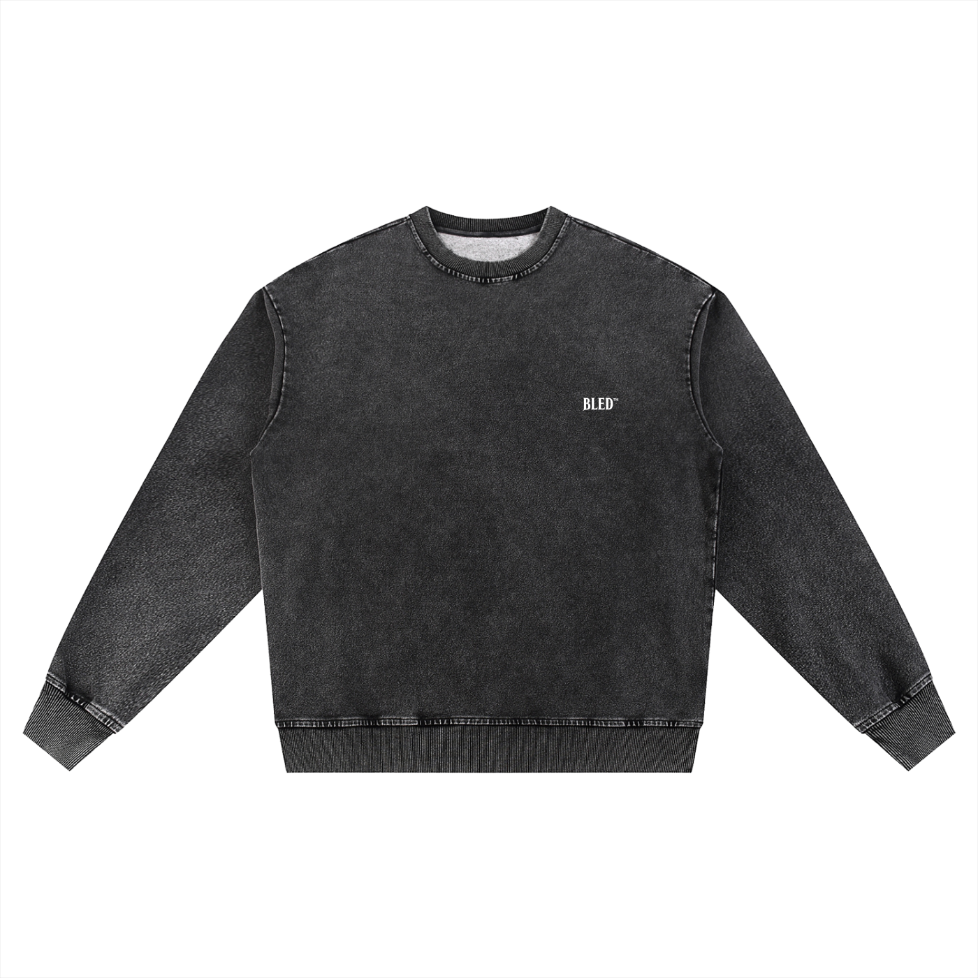 SNOW WASH CORE CREWNECK