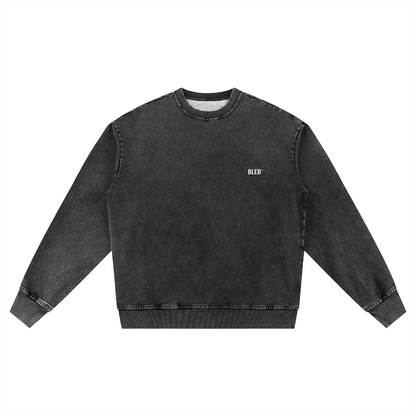 SNOW WASH CORE CREWNECK