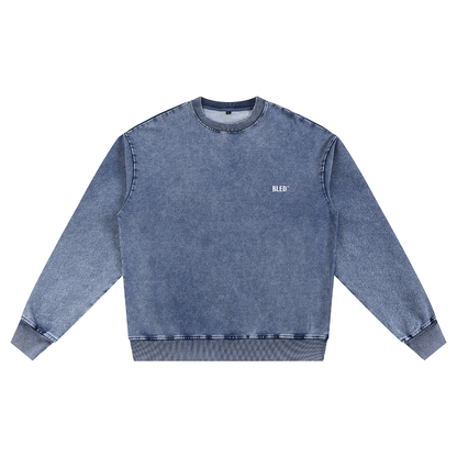 SNOW WASH CORE CREWNECK