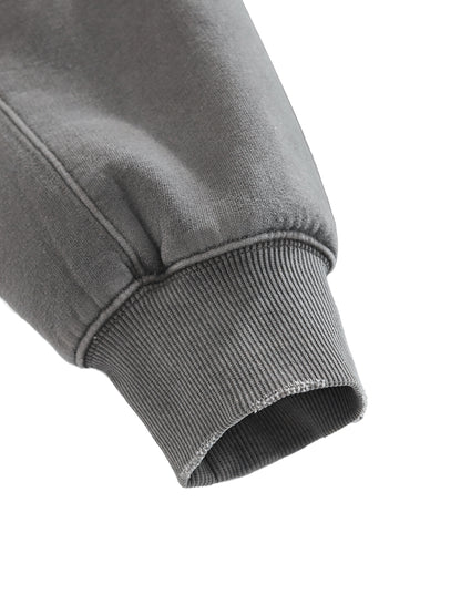 ENZYME FADE FRAYED HOODED