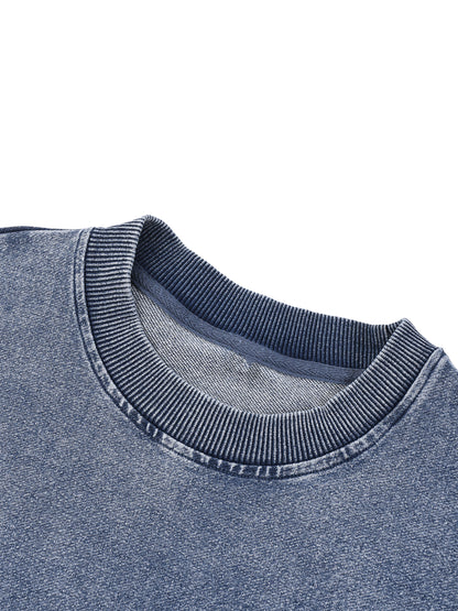 SNOW WASH CORE CREWNECK